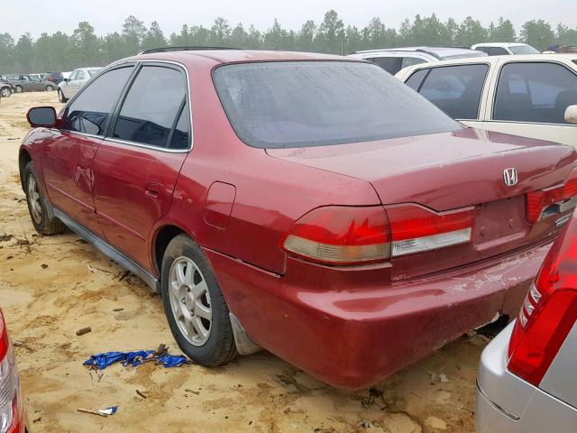 1HGCG56702A041706 - 2002 HONDA ACCORD SE RED photo 3