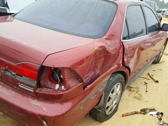 1HGCG56702A041706 - 2002 HONDA ACCORD SE RED photo 9