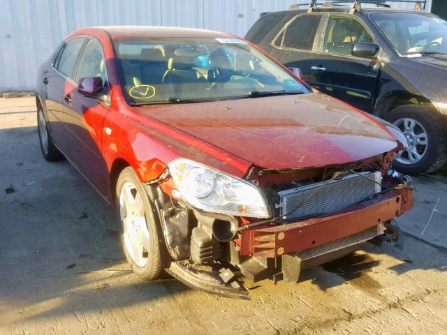 1G1ZJ57748F175857 - 2008 CHEVROLET MALIBU 2LT BURGUNDY photo 1