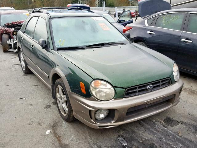 JF1GG68513H810021 - 2003 SUBARU IMPREZA OU GREEN photo 1