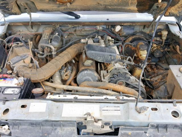 1FTCR10A2MUD91930 - 1991 FORD RANGER GRAY photo 7