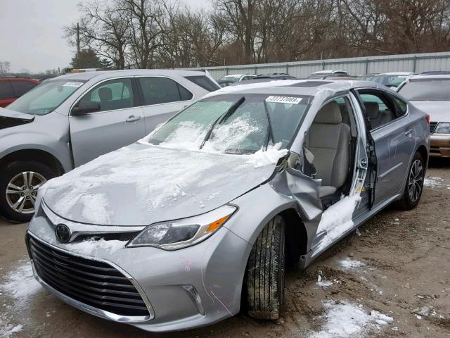 4T1BK1EB4HU257293 - 2017 TOYOTA AVALON XLE SILVER photo 2