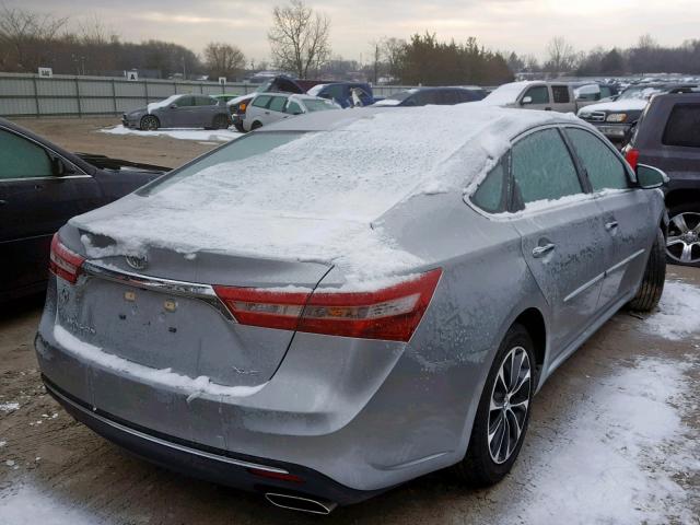 4T1BK1EB4HU257293 - 2017 TOYOTA AVALON XLE SILVER photo 4