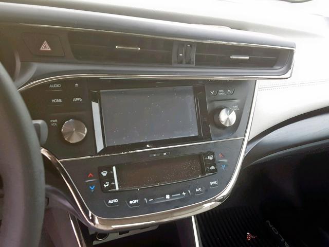 4T1BK1EB4HU257293 - 2017 TOYOTA AVALON XLE SILVER photo 9