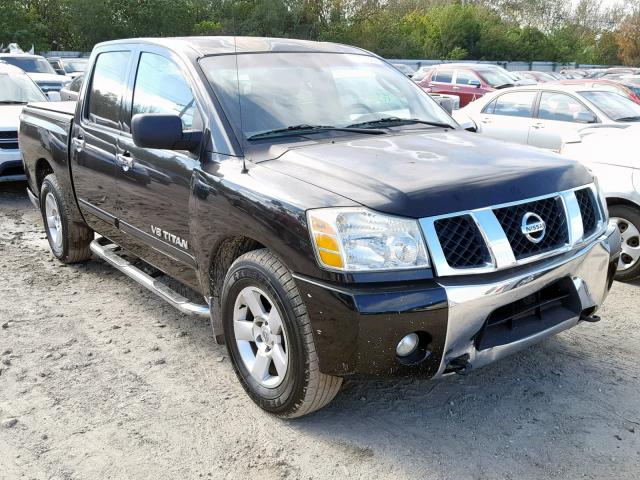 1N6BA07A36N567431 - 2006 NISSAN TITAN XE BLACK photo 1