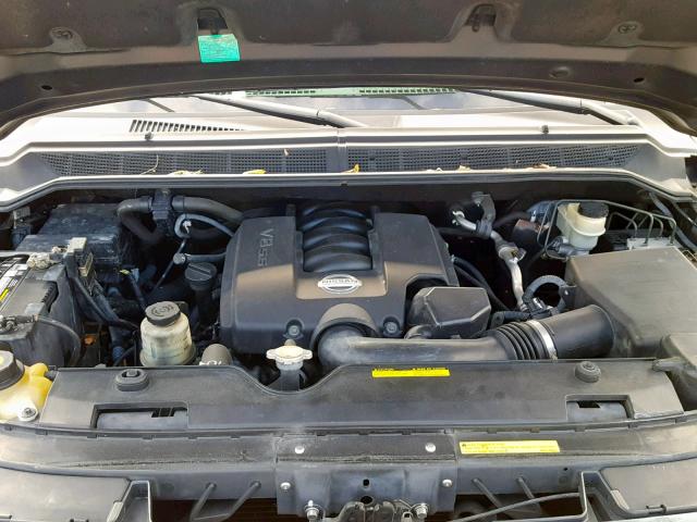 1N6BA07A36N567431 - 2006 NISSAN TITAN XE BLACK photo 7