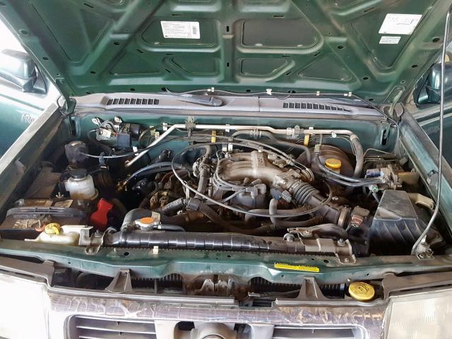 1N6ED27T4YC384832 - 2000 NISSAN FRONTIER C GREEN photo 7