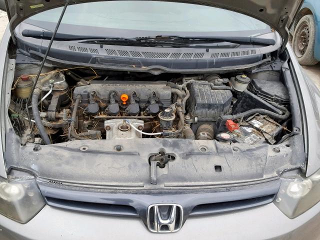 2HGFG12628H501946 - 2008 HONDA CIVIC LX GRAY photo 7