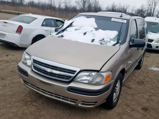 1GNDX13E74D126386 - 2004 CHEVROLET VENTURE LU BROWN photo 2