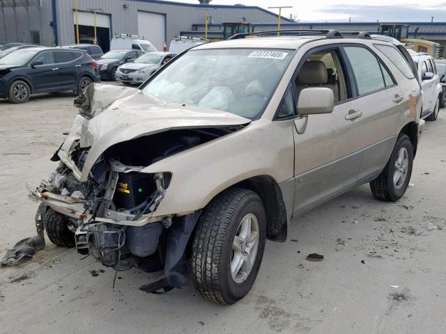 JTJGF10U630161377 - 2003 LEXUS RX 300 TAN photo 2