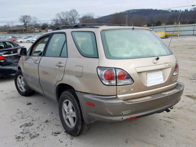 JTJGF10U630161377 - 2003 LEXUS RX 300 TAN photo 3