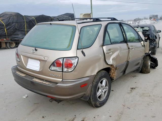 JTJGF10U630161377 - 2003 LEXUS RX 300 TAN photo 4