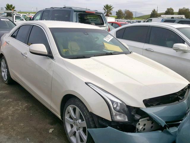 1G6AA5RA6D0123725 - 2013 CADILLAC ATS WHITE photo 1