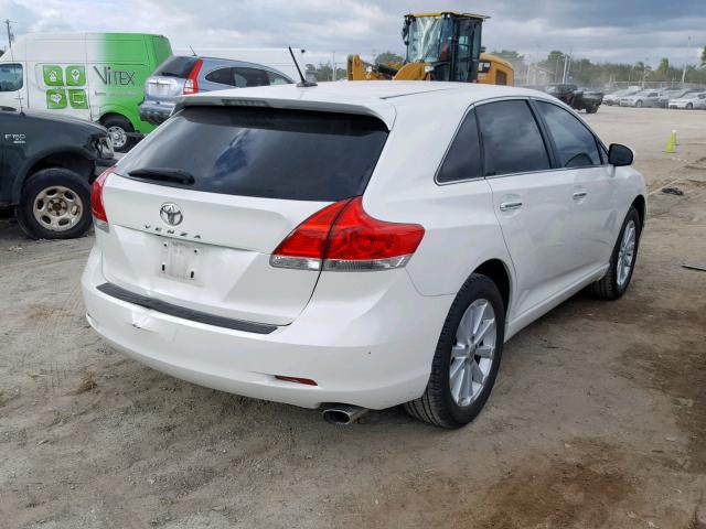 4T3ZE11A79U019160 - 2009 TOYOTA VENZA BASE WHITE photo 4