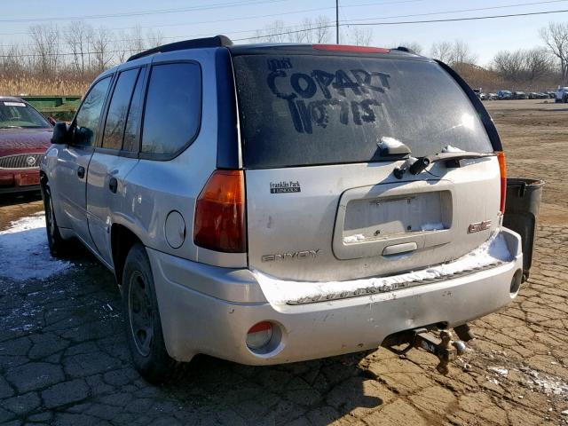 1GKDT13SX72110715 - 2007 GMC ENVOY SILVER photo 3