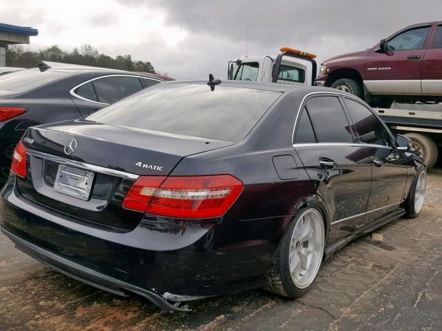 WDDHF9AB7BA267144 - 2011 MERCEDES-BENZ E 550 4MAT BLACK photo 4