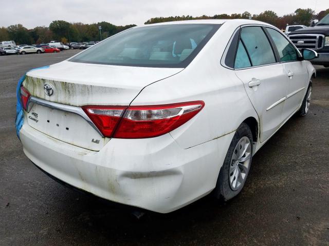 4T4BF1FK3GR580001 - 2016 TOYOTA CAMRY LE თეთრი ფოტო 4