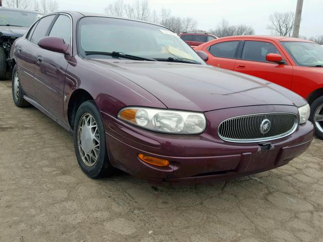 1G4HP52K244131371 - 2004 BUICK LESABRE CU BURGUNDY photo 1