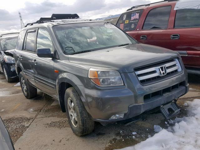 5FNYF18658B012173 - 2008 HONDA PILOT EXL GRAY photo 1