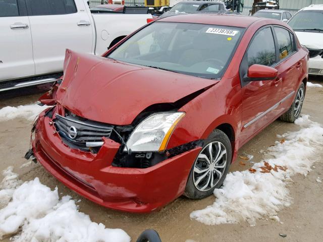 3N1AB6AP4AL669196 - 2010 NISSAN SENTRA 2.0 RED photo 2