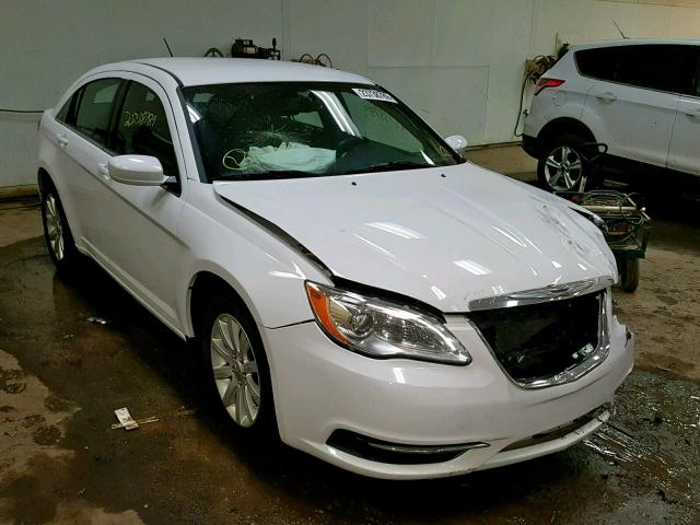 1C3CCBBB1CN213257 - 2012 CHRYSLER 200 TOURIN WHITE photo 1