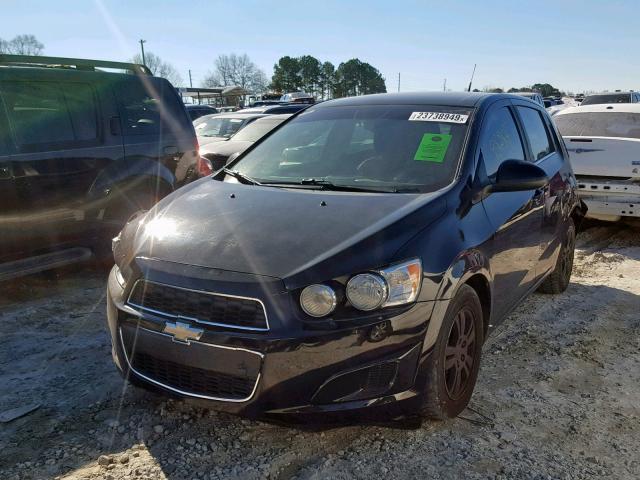 1G1JD6SB4C4161919 - 2012 CHEVROLET SONIC LT BLACK photo 2