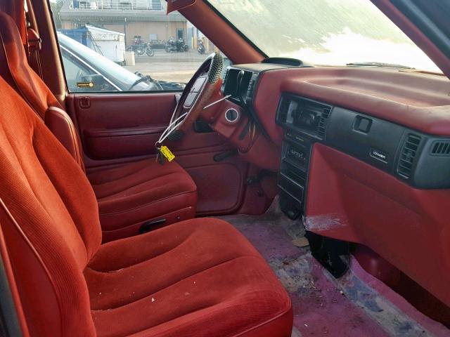 2P4GH25K4PR209668 - 1993 PLYMOUTH VOYAGER RED photo 5