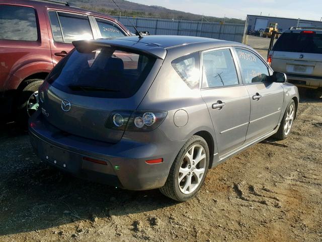 JM1BK343171732828 - 2007 MAZDA 3 HATCHBAC GRAY photo 4