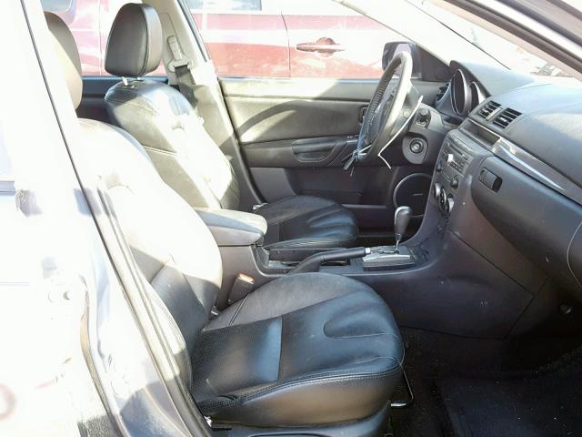 JM1BK343171732828 - 2007 MAZDA 3 HATCHBAC GRAY photo 5