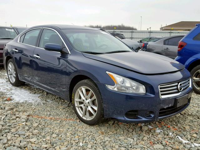 1N4AA5APXEC499153 - 2014 NISSAN MAXIMA S BLUE photo 1