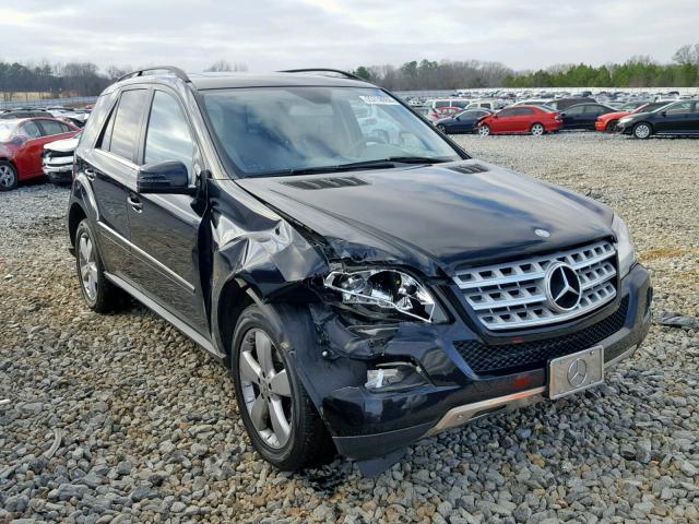 4JGBB5GB2BA661464 - 2011 MERCEDES-BENZ ML 350 BLACK photo 1