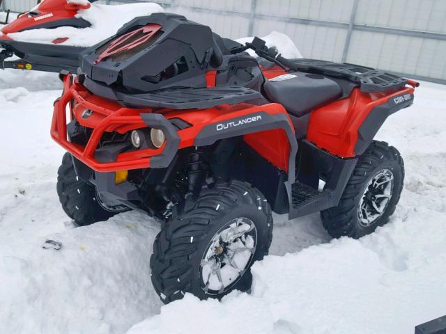 3JBLGHN16DJ000018 - 2013 CAN-AM OUTLANDER RED photo 2