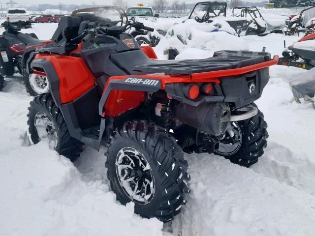 3JBLGHN16DJ000018 - 2013 CAN-AM OUTLANDER RED photo 3