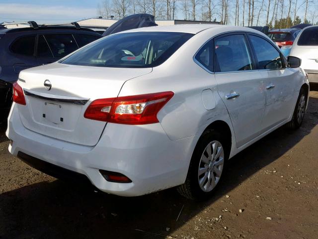 3N1AB7AP1GY308221 - 2016 NISSAN SENTRA S WHITE photo 4