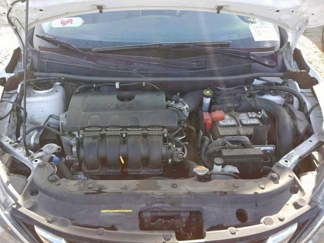 3N1AB7AP1GY308221 - 2016 NISSAN SENTRA S WHITE photo 7