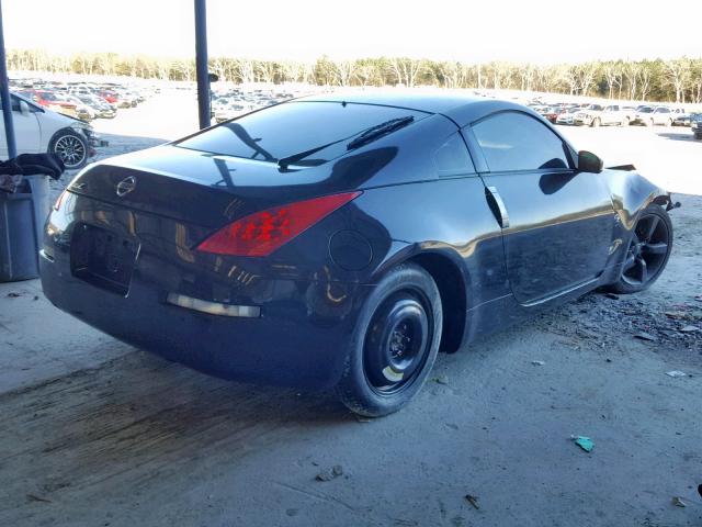 JN1BZ34D78M706595 - 2008 NISSAN 350Z COUPE BLACK photo 4