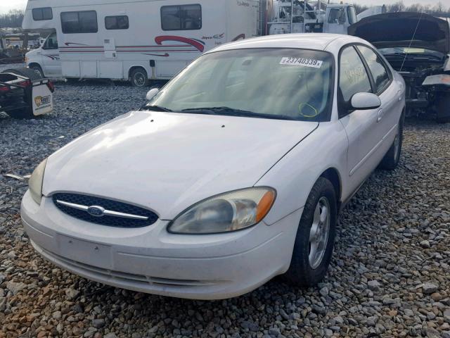 1FAFP55U73A133857 - 2003 FORD TAURUS SES WHITE photo 2