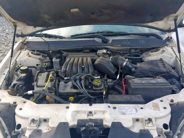 1FAFP55U73A133857 - 2003 FORD TAURUS SES WHITE photo 7