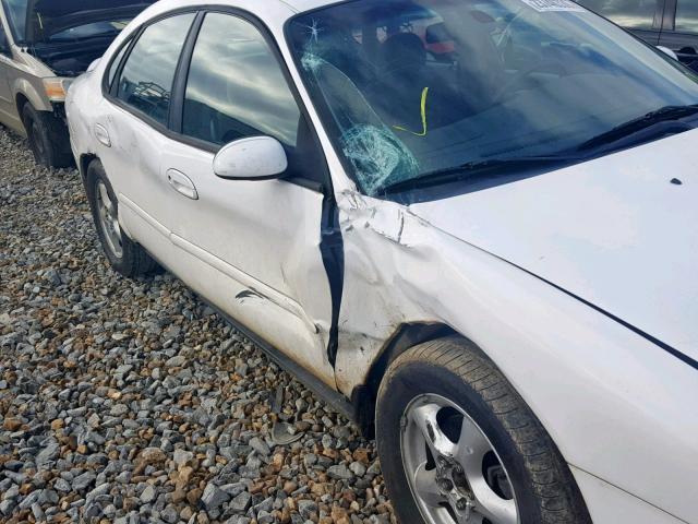 1FAFP55U73A133857 - 2003 FORD TAURUS SES WHITE photo 9