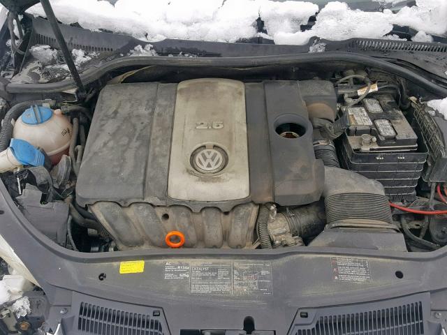 3VWSF71K85M634772 - 2005 VOLKSWAGEN NEW JETTA BLACK photo 7