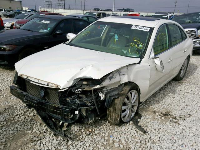 KMHFC46F68A296213 - 2008 HYUNDAI AZERA SE WHITE photo 2