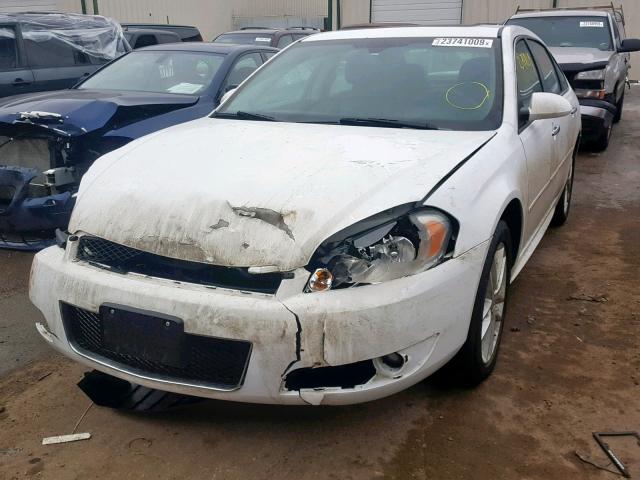 2G1WC5E36C1163951 - 2012 CHEVROLET IMPALA LTZ WHITE photo 2