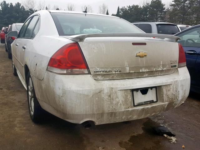 2G1WC5E36C1163951 - 2012 CHEVROLET IMPALA LTZ WHITE photo 3