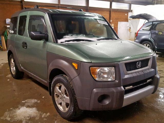 5J6YH28683L044177 - 2003 HONDA ELEMENT EX GREEN photo 1