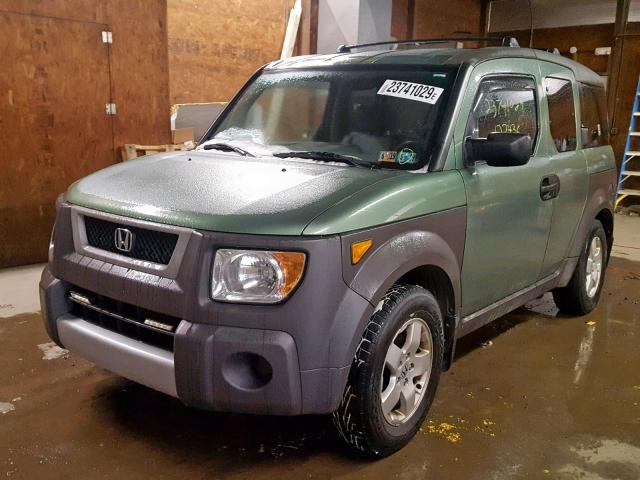 5J6YH28683L044177 - 2003 HONDA ELEMENT EX GREEN photo 2