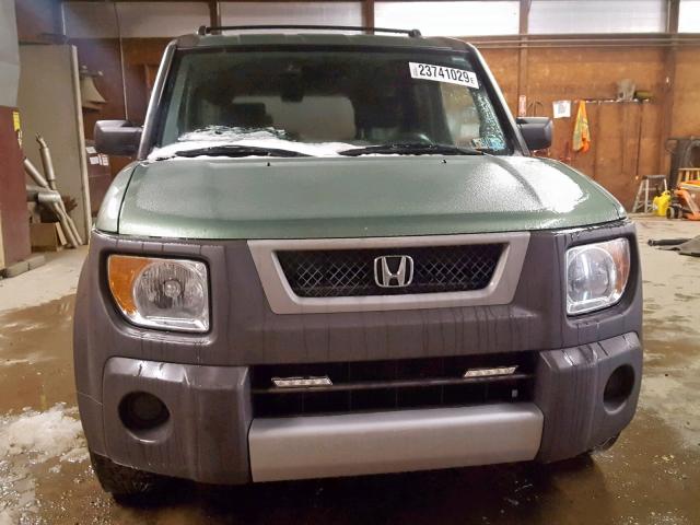 5J6YH28683L044177 - 2003 HONDA ELEMENT EX GREEN photo 9