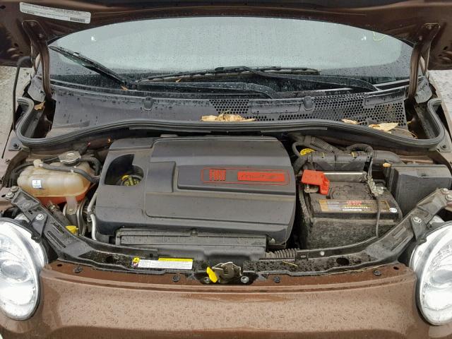 3C3CFFBR4CT164311 - 2012 FIAT 500 SPORT 棕色 照片 7