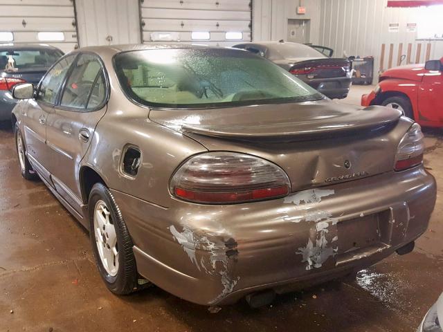 1G2WP52K91F259526 - 2001 PONTIAC GRAND PRIX BROWN photo 3