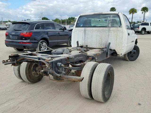 3B6MC3652WM267180 - 1998 DODGE RAM 3500 WHITE photo 4