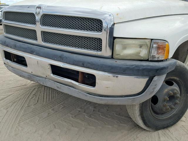 3B6MC3652WM267180 - 1998 DODGE RAM 3500 WHITE photo 9